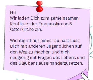 Einladung Konfi-Kurs